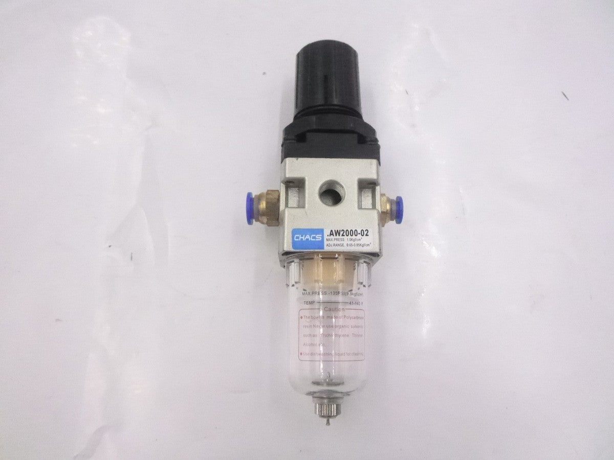 Chacs AW2000-02 Stacking Air Filter Regulator 1/4" 135 PSI