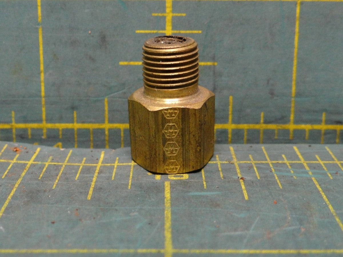 Eaton Weatherhead Hose Adapter, 1/16", Male NPTF, 1/16", Female NPTF