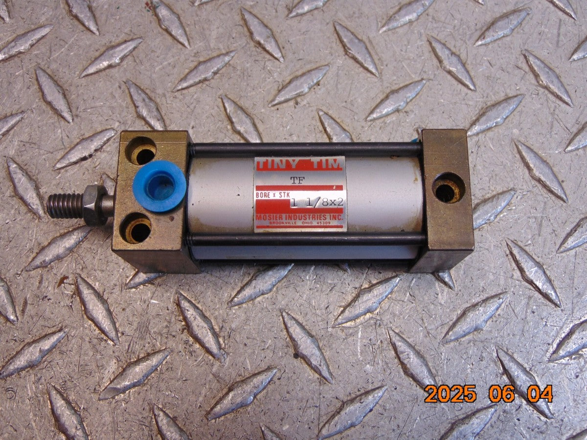 NEW MOSIER TF 1-1/8X2 TINY TIM PNEUMATIC CYLINDER