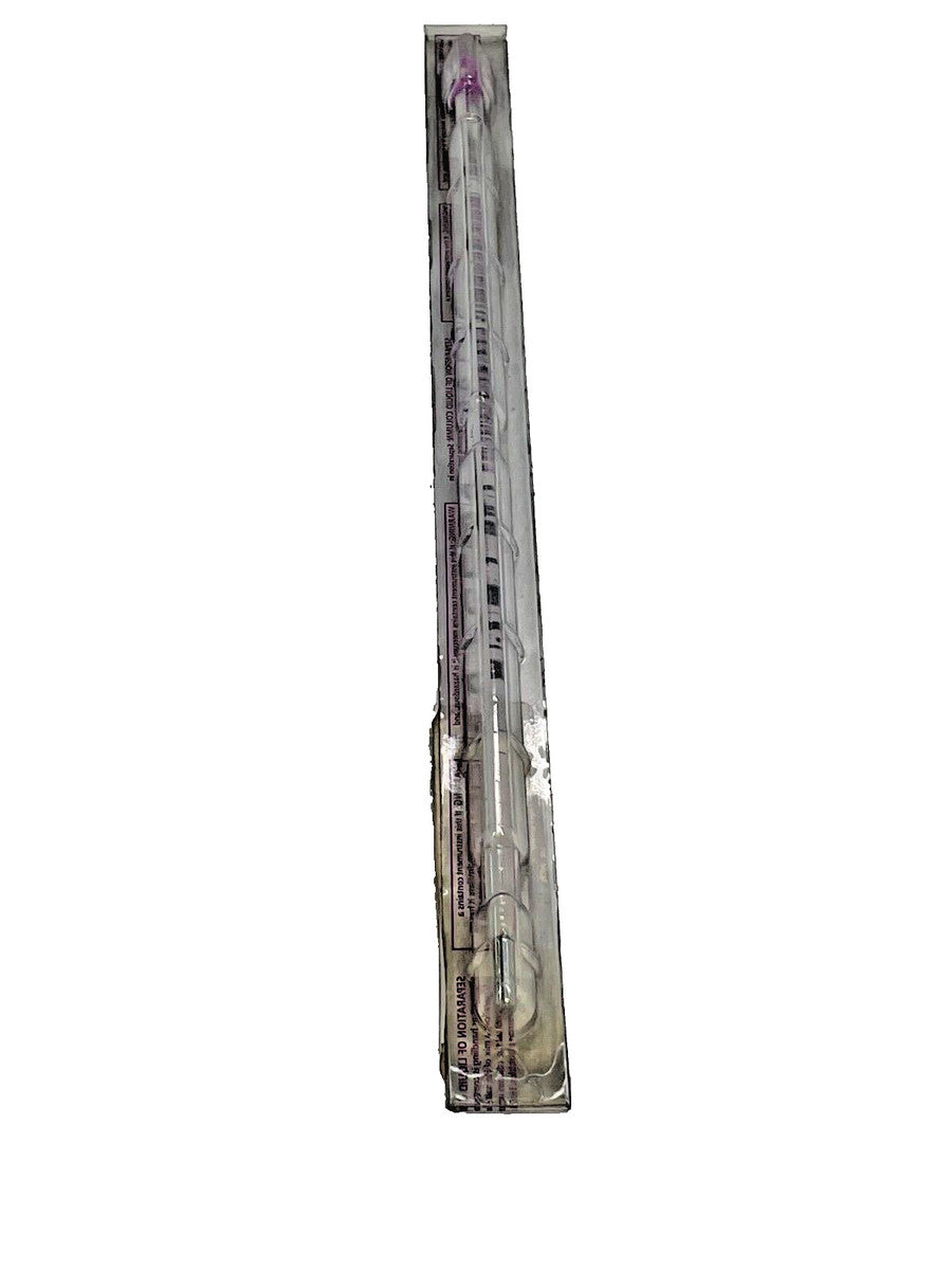 Glass Thermometer, H-B USA PN61011-044 Total Immersion 0-230F x 12" Long