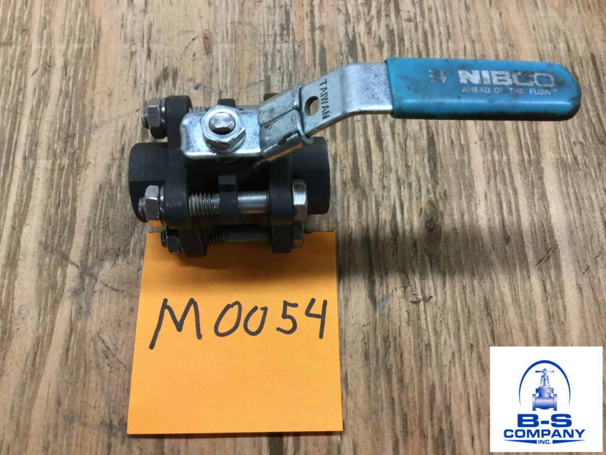 Ball Valve 1/2" 1000 WOG Socket Weld Reduced Port NIBCO K-595-CS-R-86