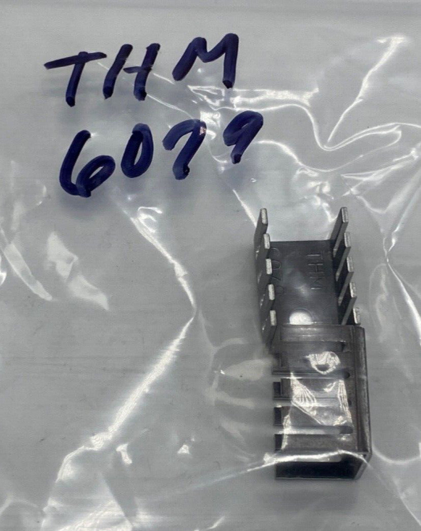 Qty 2 bulk lot, THM 6079 heat sink for TO220 package