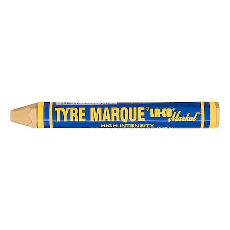 Markal 51421 Wax Tire Marker 1/2"W X 4-5/8"L, Yellow