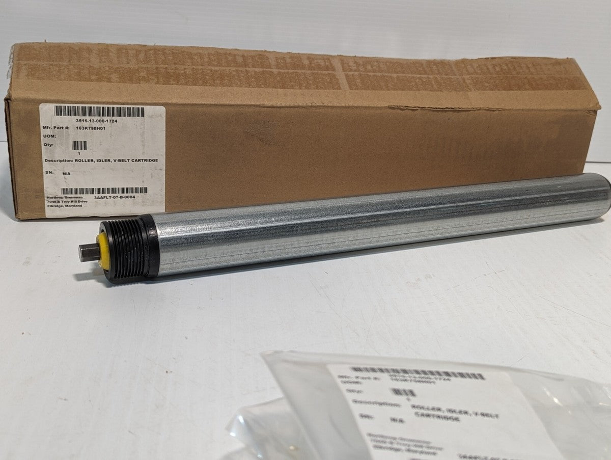 Interroll 3915-13-000-1724 163K758H01 Idler Roller w/V-Belt Cartridge -Free Ship