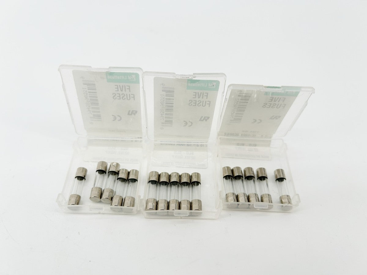 New Lot of 15 Littelfuse 2183.15P Glass Fuse 15/100A 250V 5X20MM