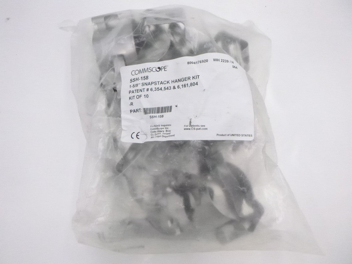 10 Pack Commscope 1-5/8" Snapstack Hanger SSH-158 Stainless Steel