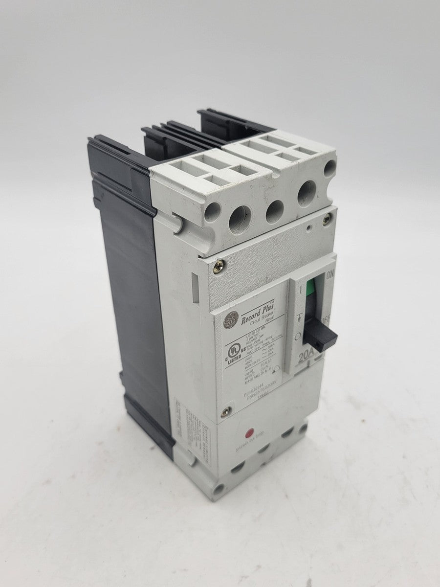 GE General Electric FBN26TE020RV Circuit Breaker 20A 2P 240/480V