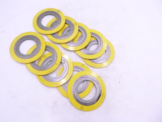 10 Pack Flexitallic HPG 2" 300/600 ASME B16.20 304FG SEL+ Spiral Wound Gasket