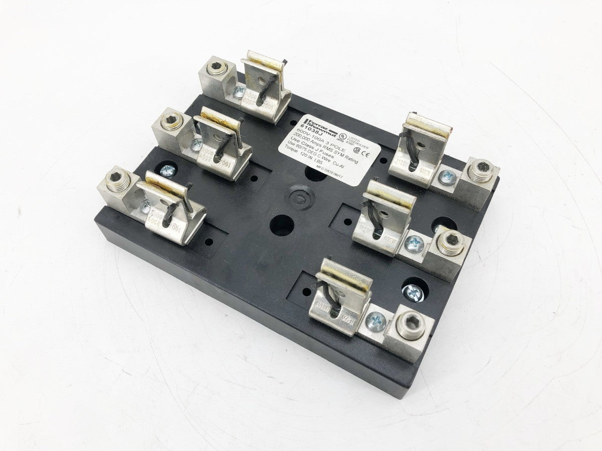 New Ferraz Shawmut 61038J Fuse Block 100A 600V 3 Pole Class J - No Box