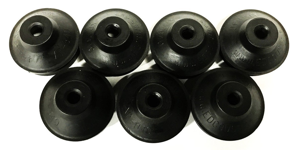 DCO Black Nitril Bellows Suction Cup XP-B40 [Lot of 7] NOS