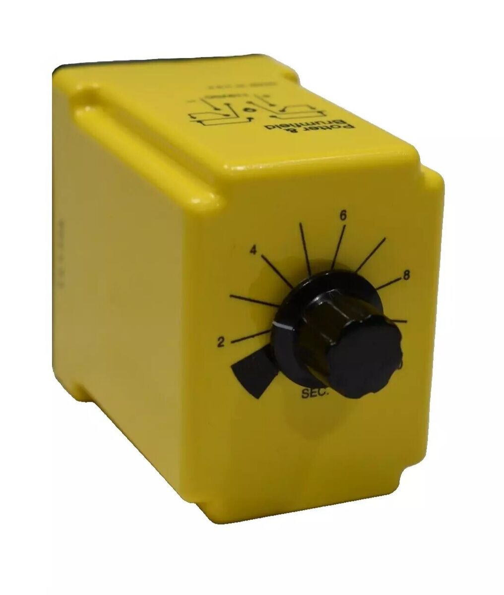Potter & Brumfield CDD-38-60001 Time Delay Relay 0.1 to 10 Sec 240VAC ,10A