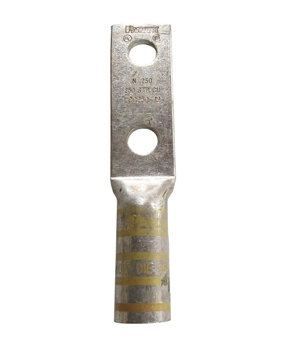 PANDUIT LCC250-12-X LUG 250MCM COPPER 2 HOLE 1/2" HOLES