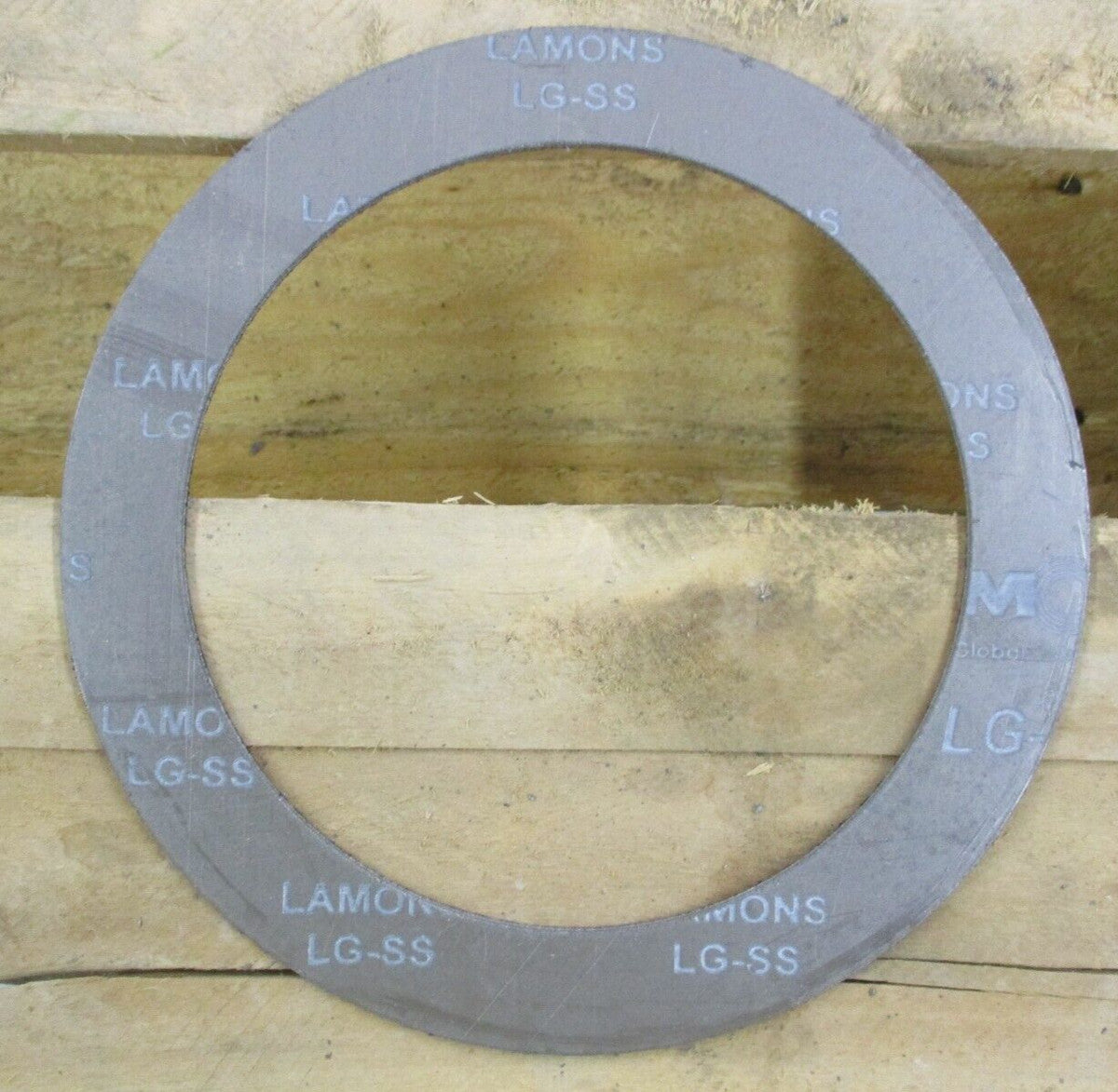 (4) LAMONS LG-SS 6" Class 150 Flexible Graphite Ring Gasket 1/16" Thick