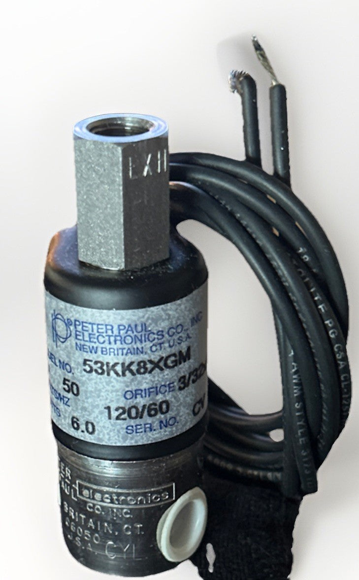 NEW! Peter Paul Electronics 53KK8XGM Solenoid Valve 120 V 6 W. Free Shipping! AF
