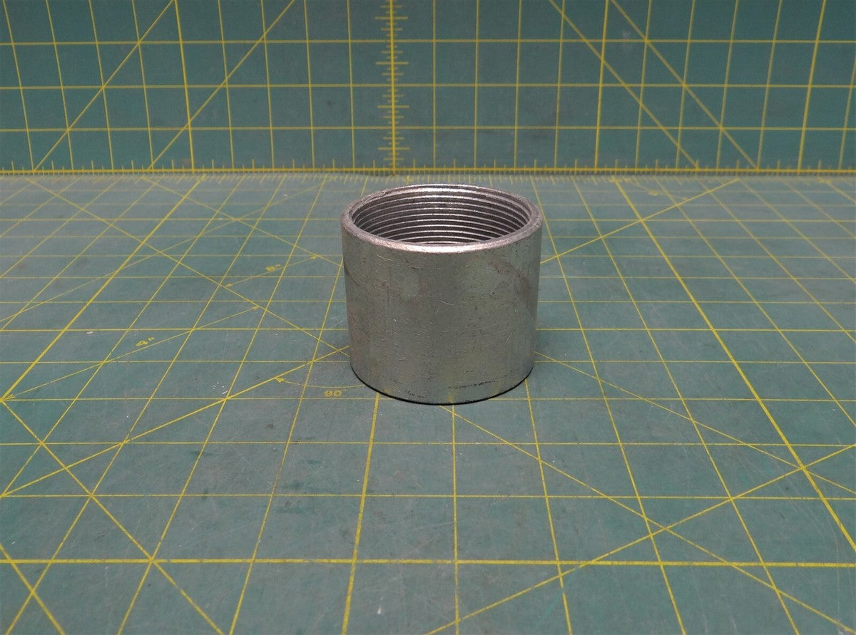 2" Galvanized Rigid Conduit Coupling For Threaded Rigid Conduit And IMC