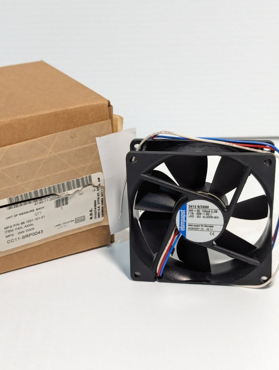 IAW DWG 619-249, Cooling Fan, Ebm Papst 3414N/39HH Axial 
