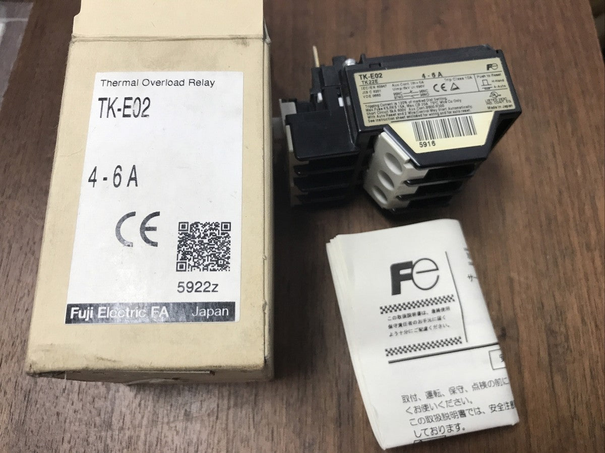FUJI TK-E02 OVERLOAD RELAY 4-6A TK22E