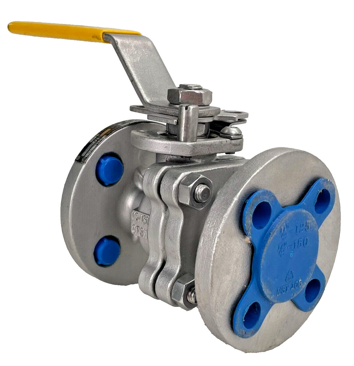 WARREN 6156 Stainless Full Port Ball Valve 1/2" Class 150, 275-psi, Lever Op.