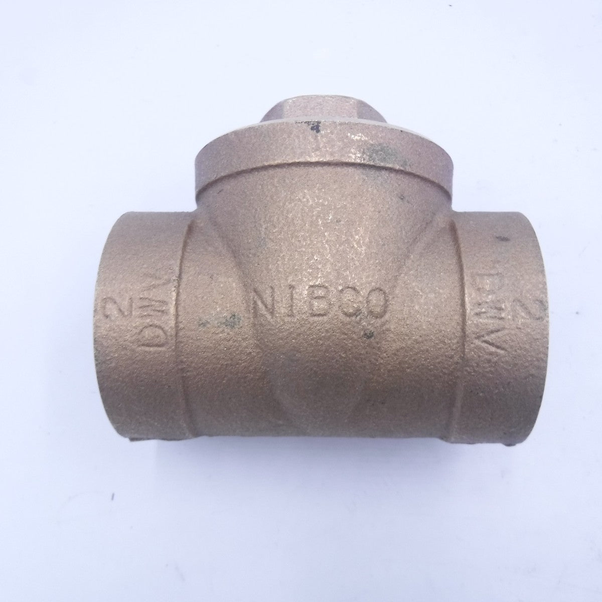 Nibco 2" Cup Bronze DWV Plug Test Tee 623 PSI 200°F 8142