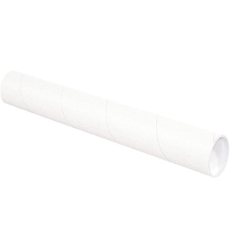 Crownhill P3036w Mailing Tube,36Inlx3in.Dia,White,Pk24