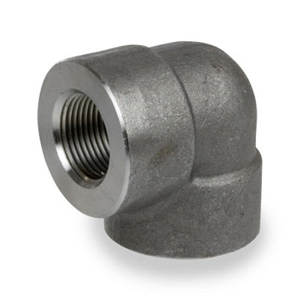 Elbow 90-Degree Grade F11 Chrome 1" Class 3000 NPT Thread End Pipe Fitting