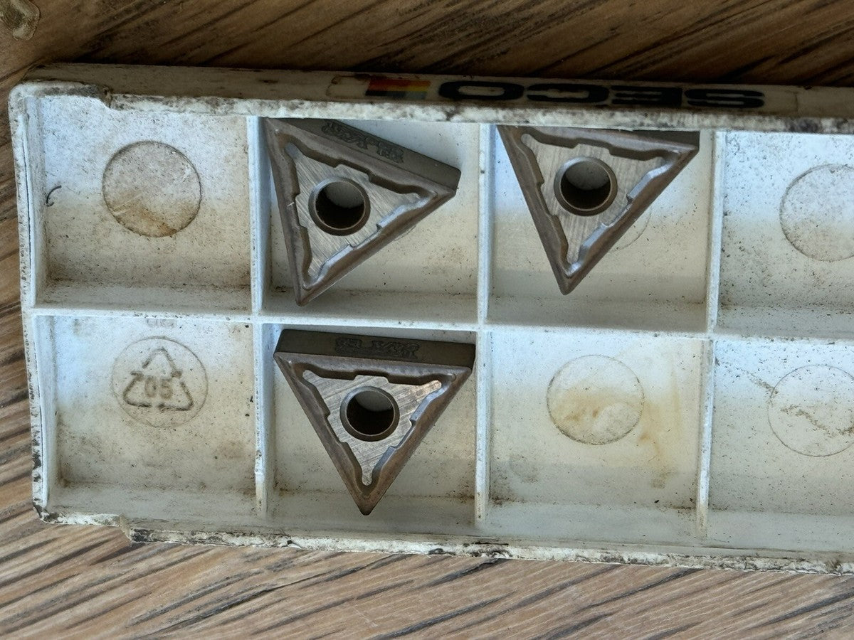 3 NEW Seco TNMG 160404-M5 TP3000 Carbide Inserts