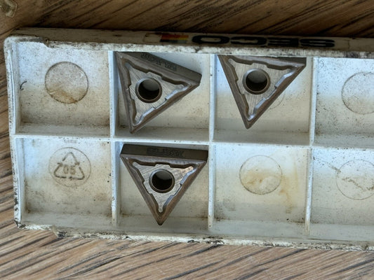 3 NEW Seco TNMG 160404-M5 TP3000 Carbide Inserts