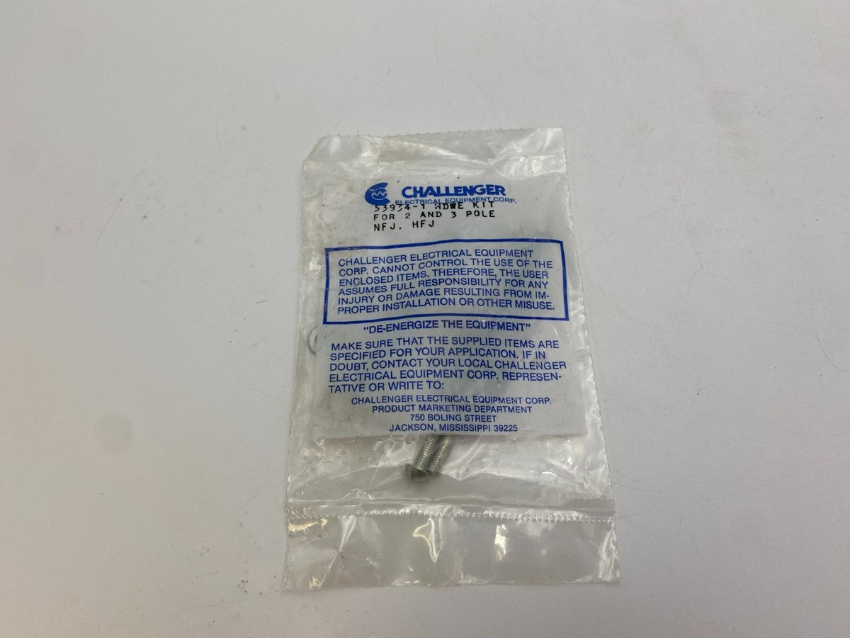 Challenger 53934-1 Hardware Kit 2 Pole and 3 Pole NFJ HFJ Circuit Breakers NOS