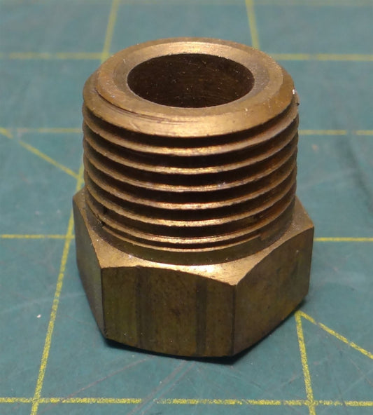 3/8" Female NPT X 1/2" Male NPT Brass Adapter Pipe Fitting 