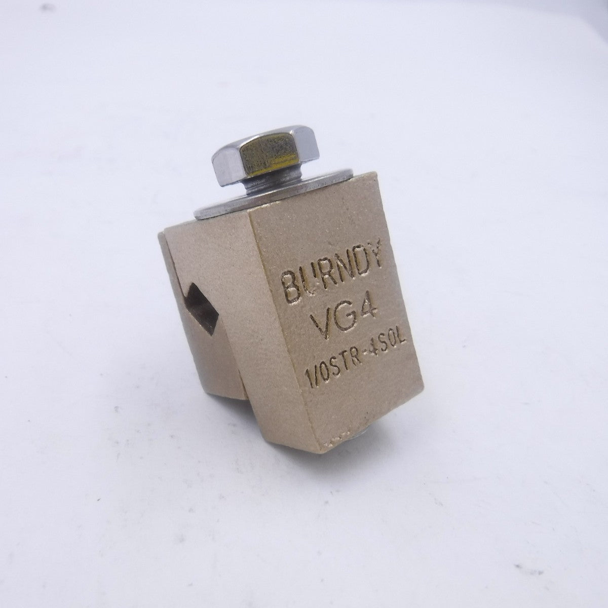 Burndy VG4 Copper Alloy Vise Connector 1/0 Str-#4 Sol