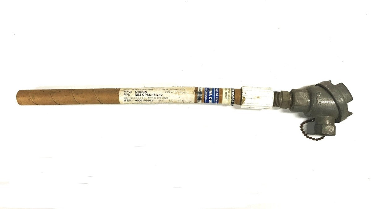 Omega Thermocouple Probe NB2-CPSS-18G-12 NOS