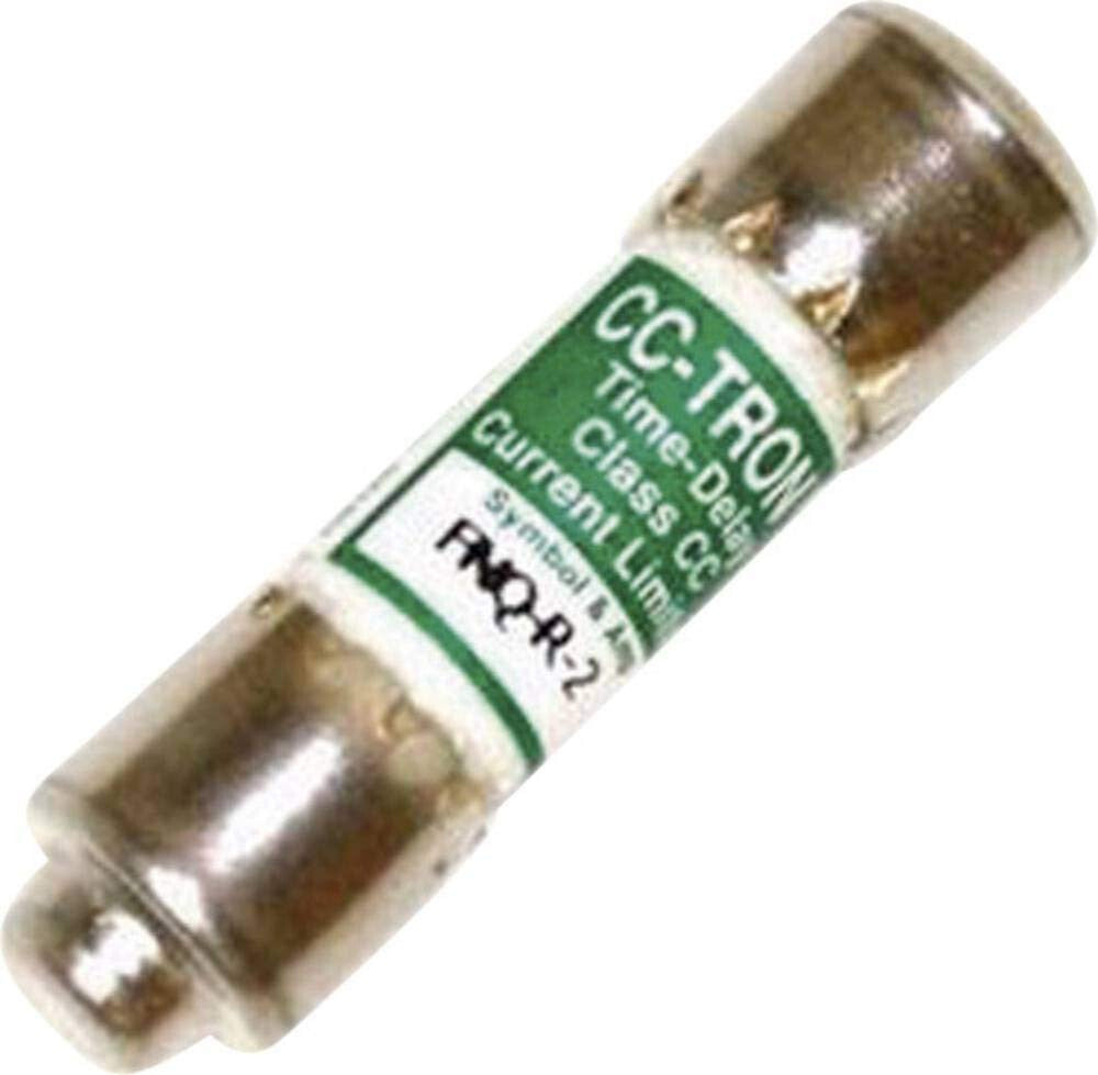 BUSSMAN FNQ-R-2 TIME DELAY 2 AMP FUSE 600 VAC LOT OF 10