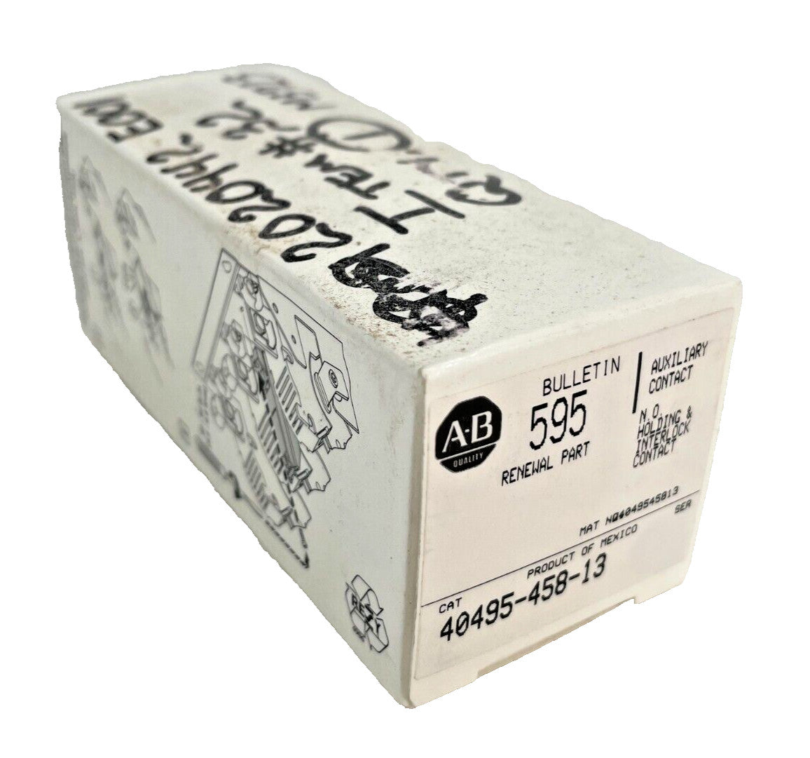 Allen Bradley 40495-458-13 Auxiliary Contact, Bulletin 595, Renewal Part *NIB*