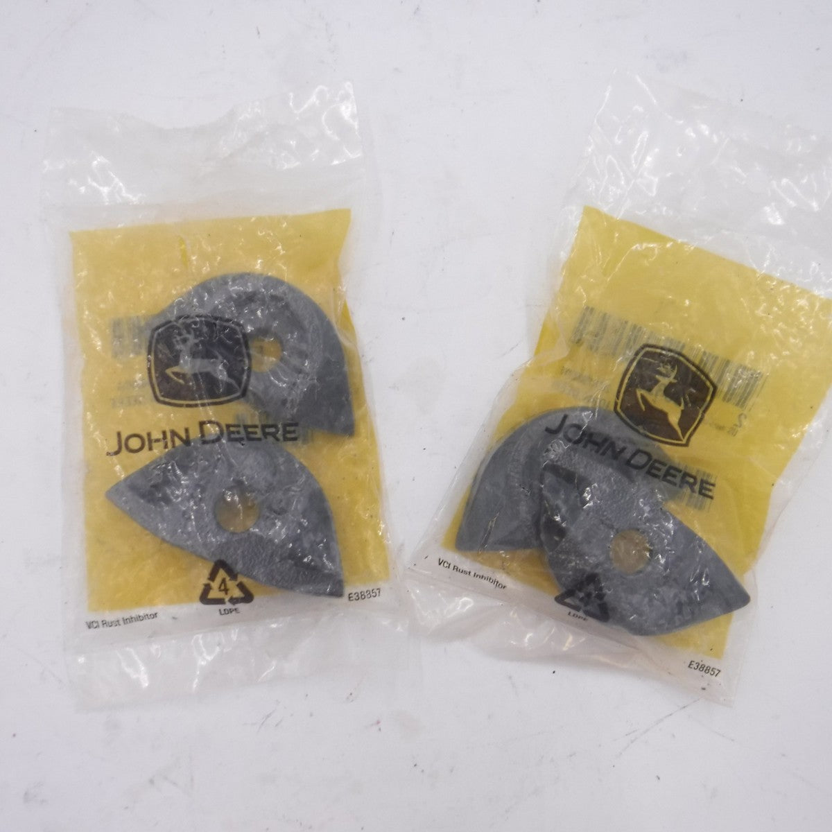 4 Pack OEM John Deere Cutterbar Wear Caps FH303250 Fits On 500R