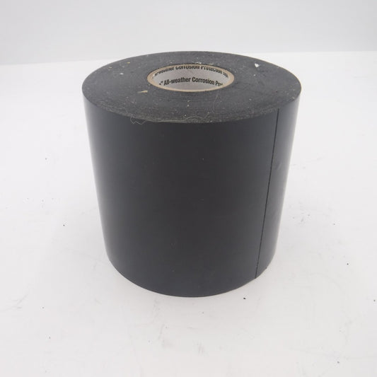 100' 3M 4" All-Weather Corrosion Protection Unprinted Black Tape Roll