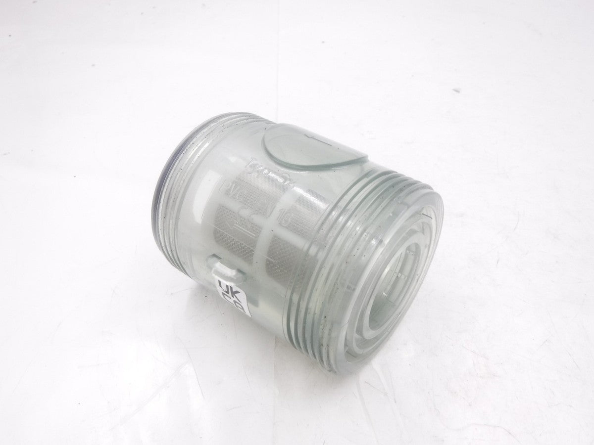 Praher 1-1/4" S4 PVC 500 Micron 35 Mesh PVC True Union Inline Strainer SEE DES
