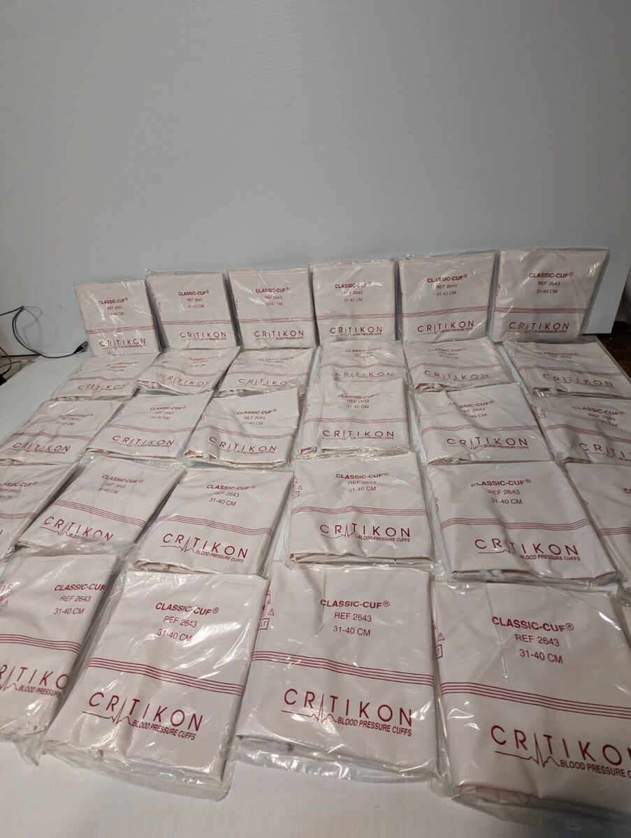 Lot of 31 Critikon 2643 blood pressure cuffs, 31-40cm, Classic-Cuf