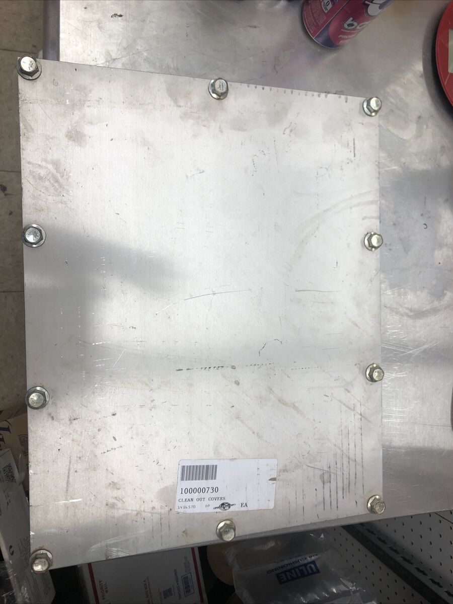 Stewart and Stevenson weld on cleanout plate 14”x17.5”x1.25” 1416570 / 100000730