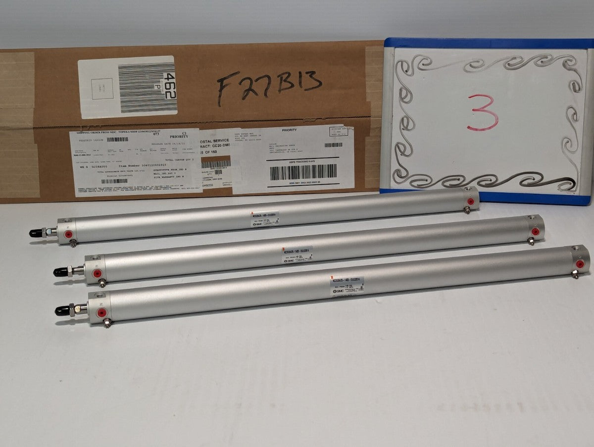 SMC NCDGBA25-1400-DUL02614 Max. Press. 145PSI  Air Cylinder