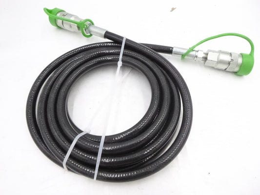 12' Hydraulic Hose 1/4" With Flat Face Quick Connect FF06S-SN04 Fittings