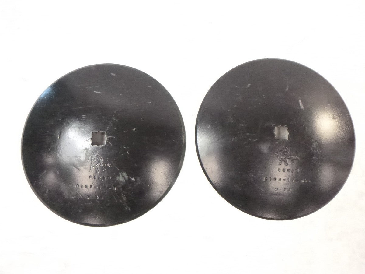2 Pack Grizzly 80230 Plain Disc Blade 16" x 3.5mm for Tractor