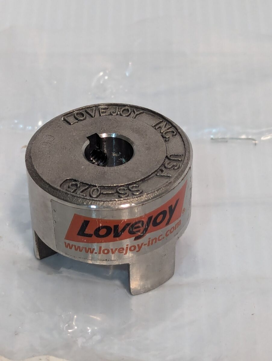 Lovejoy SS-075 Jaw Coupler W/ Keyway, 5/8" Bore