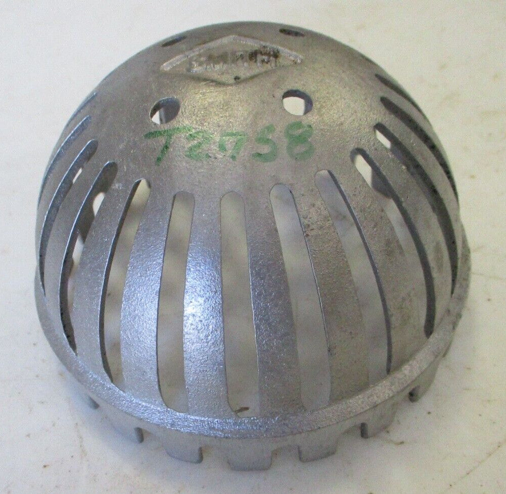 SMITH 3000DBS-4 4" Aluminum Dome Bottom Strainer for Waste Drains