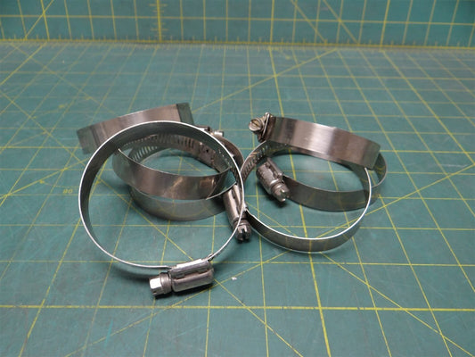 (Qty: 7) SAE #36 1-13/16-2-3/4" Stainless Steel Hose Clamp 46-70mm 1/2" Width
