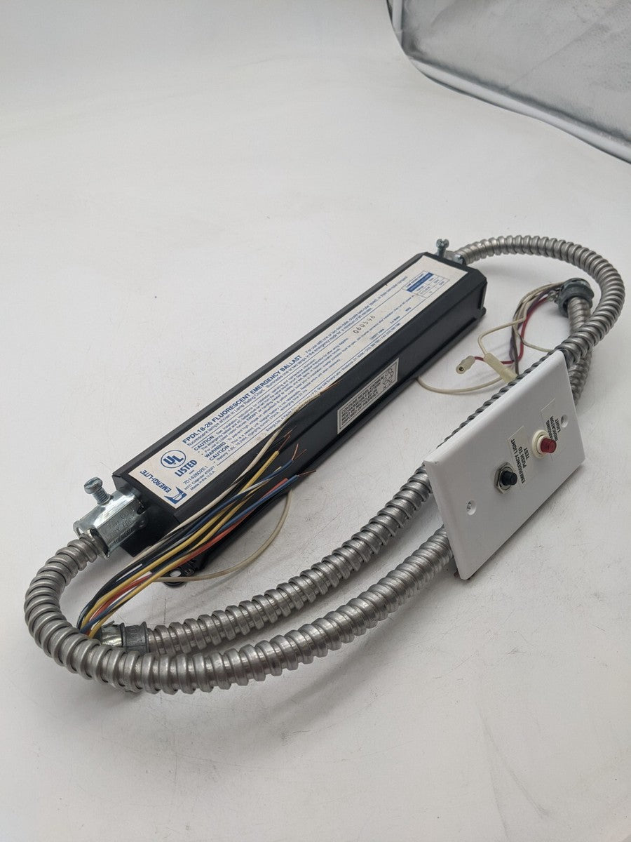 Emergi-Lite FPDL18-26 Fluorescent Light Ballast Battery Kit 120/277VAC 3.5 Watt