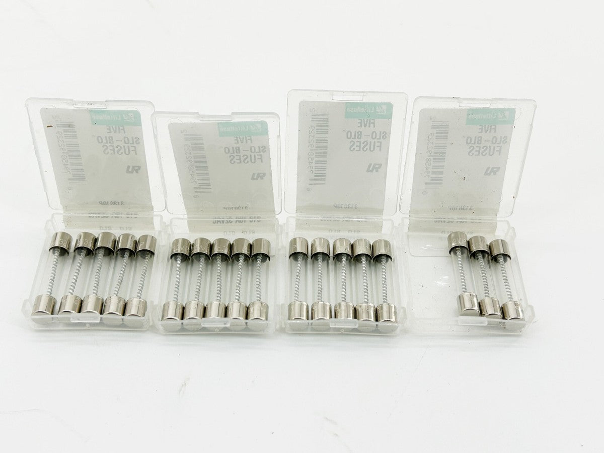 New Lot of 17 Littelfuse 313010P Glass Fuse 10A 32V
