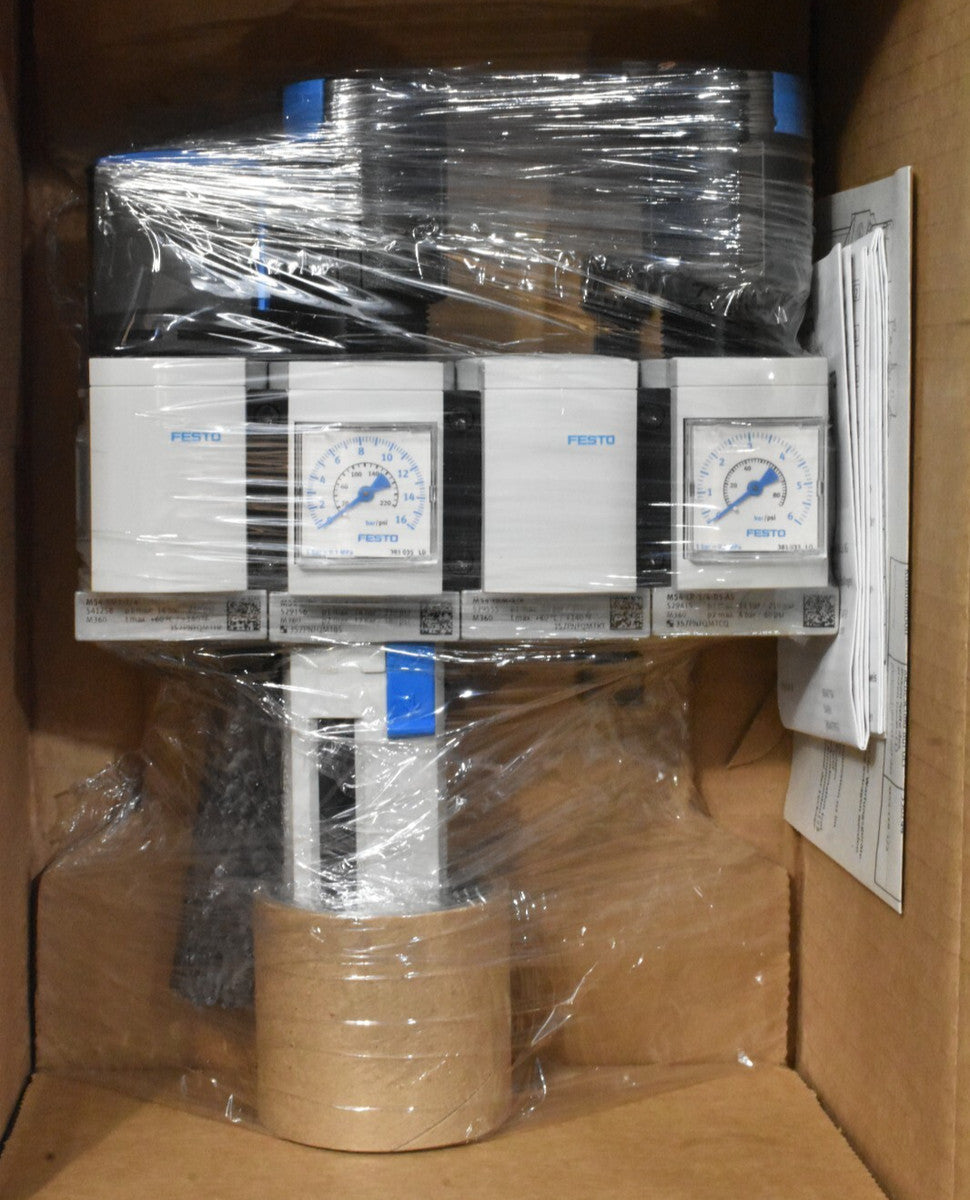 Festo MSB4-1/4:C3:J1:F1:N1-WP Air Preparation Combination Unit 531029 New