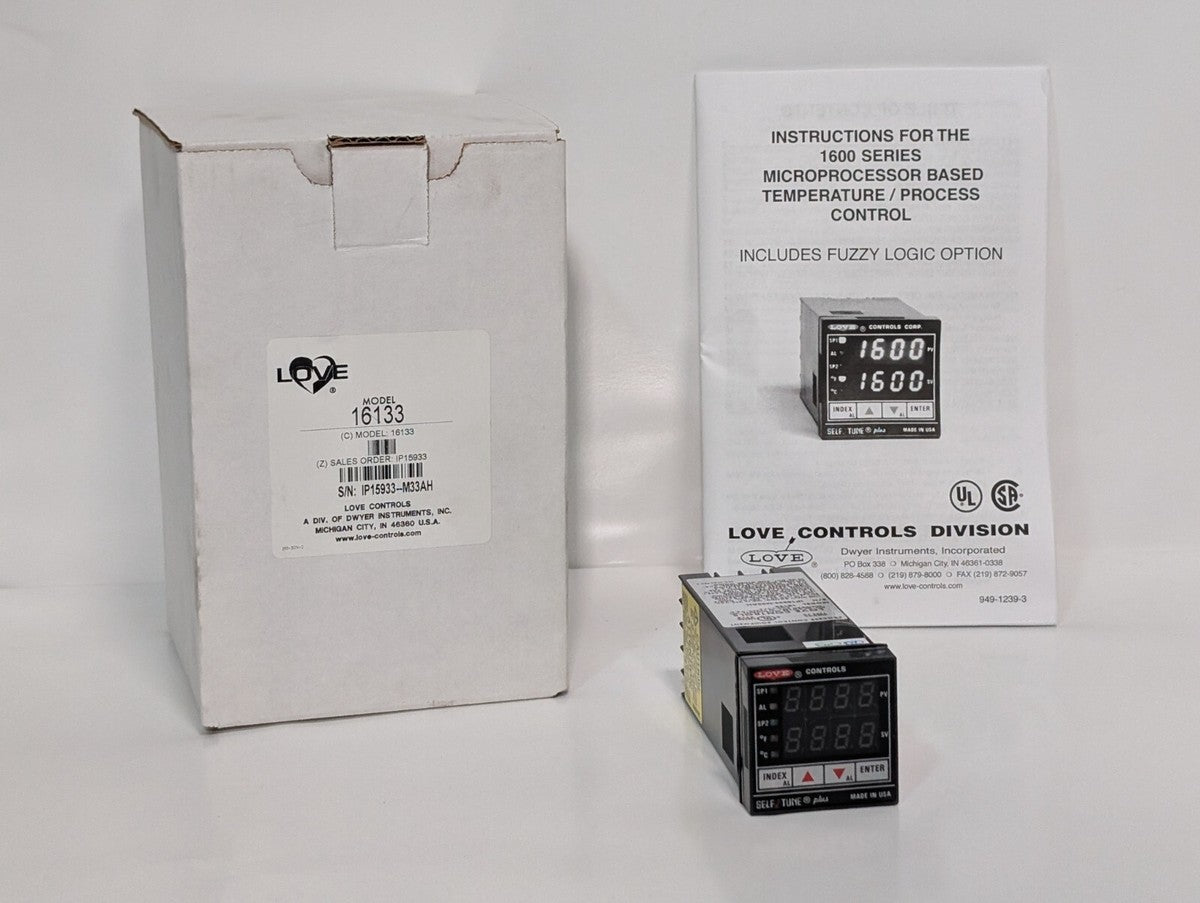 Love Controls(Dwyer) 16133 Microprocessor Based Temperature / Process Controller