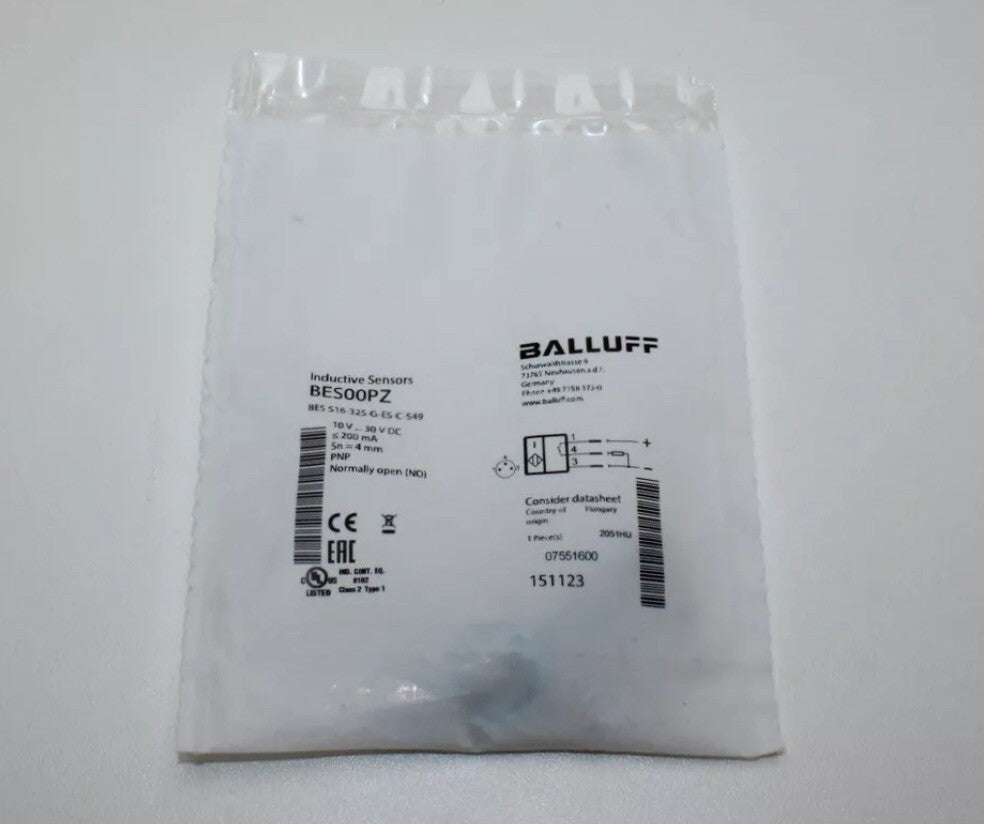 *QTY 2* Balluff Inductive Sensor BES 516-325-G-E5-C-S49 (BES00PZ).      B5