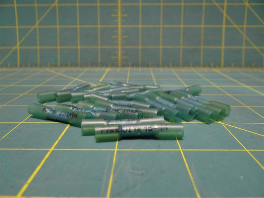 (Qty: 20) Panduit Ins. Heat Shrink Terminal Butt Splice Crimp BSH14-Q 14-16 AWG